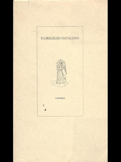 Florilegio natalizio - Piero Raimondi - copertina