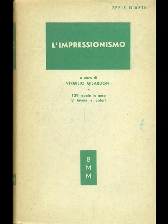 L' Impressionismo - Virgilio Gilardoni - copertina