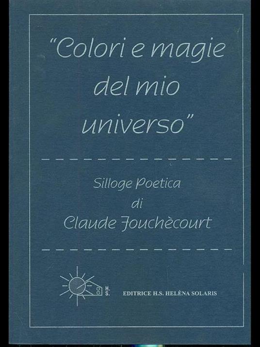 Colori e magie del mio universo - copertina