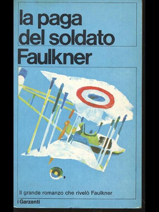 La paga del soldato - William Faulkner - copertina