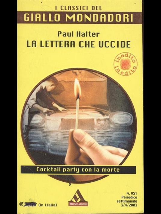 La lettera che uccide - Paul Halter - copertina