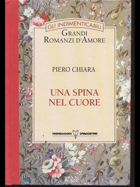 Una spina nel cuore - Piero Chiara - copertina