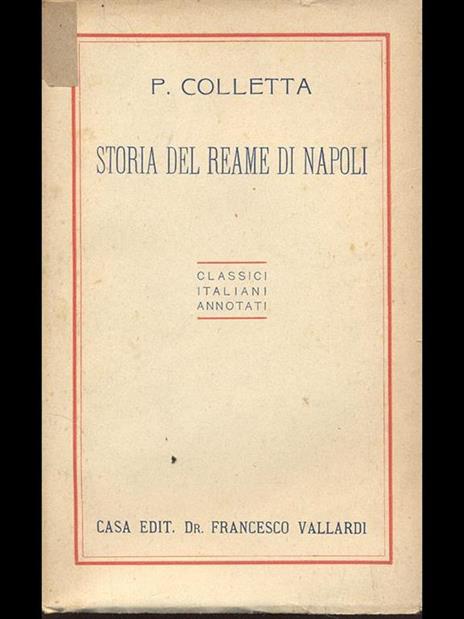 Storia del reame di Napoli. Parte 1 - Pietro Colletta - 8