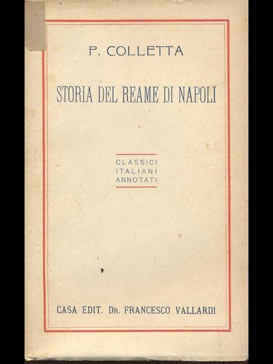Storia del reame di Napoli. Parte 1 - Pietro Colletta - 8