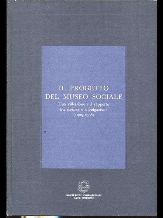 Il progetto del Museo Sociale. Una riflessione sul rapporto tra scienza e divulgazione (1905-1908) - 6