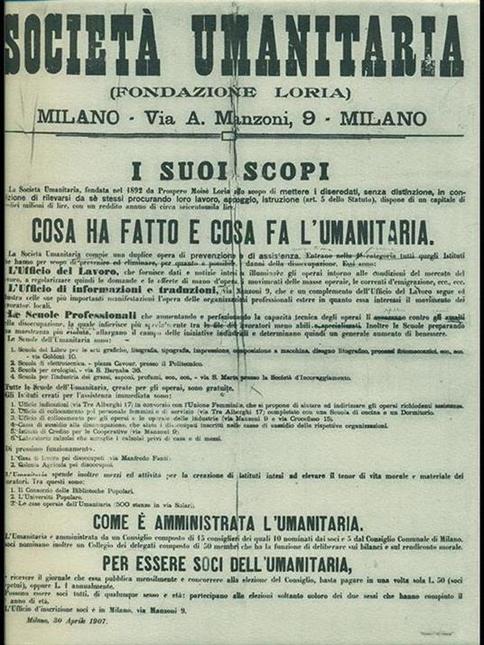 La  Società Umanitaria 1893-1963 -   - 2