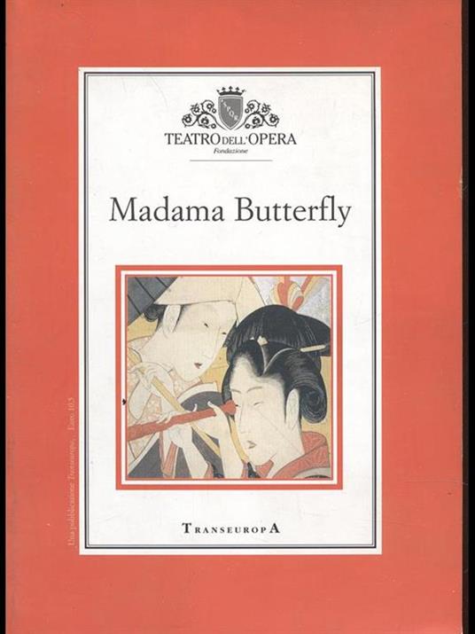 Teatro dell'Opera. Madama Butterfly - copertina