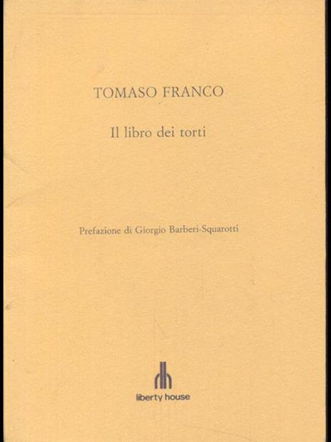 Il libro dei torti - Tomaso Franco - copertina