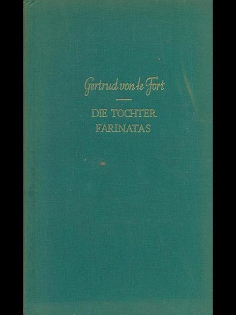 Die tochter farinatas - Gertrud von Le Fort - copertina