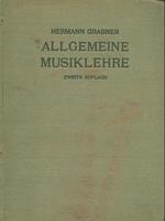 Allgemeine musiklehre