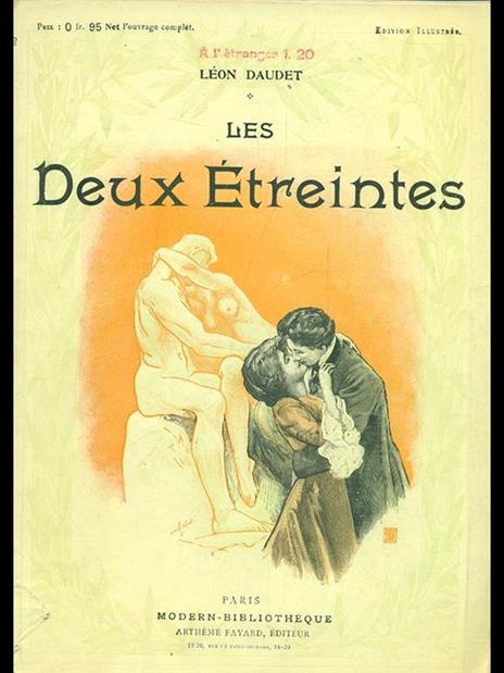Les deux etreintes - Léon Daudet - copertina