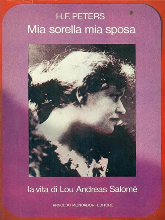 Mia sorella mia sposa - H.F. Peters - copertina