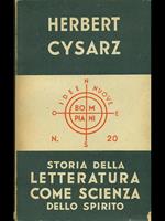 Storia della letteratura come scienza dello spirito