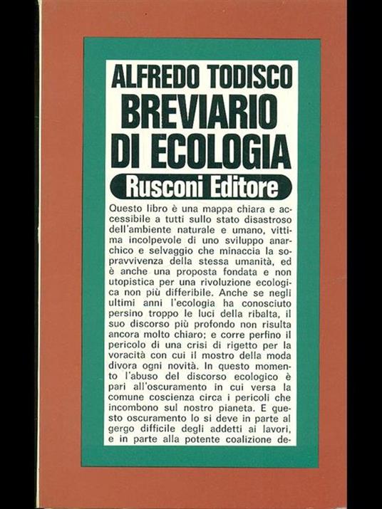 Breviario di ecologia - Alfredo Todisco - 8