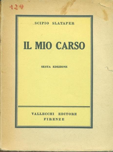 Il mio Carso - Scipio Slataper - copertina