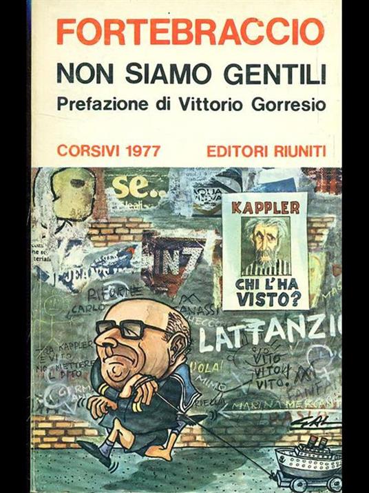 Non siamo gentili - Fortebraccio - copertina