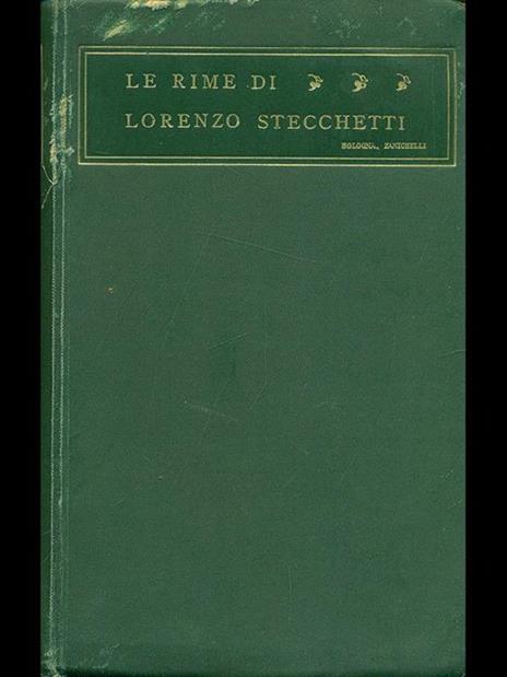 Le rime - Lorenzo Stecchetti - 2