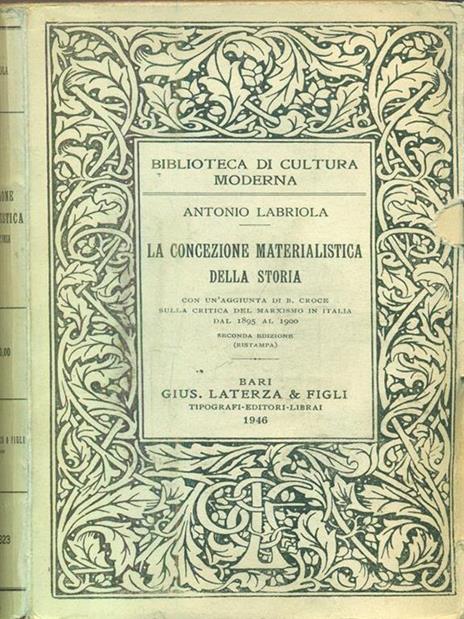 La concezione materialistica della storia - Antonio Labriola - 3