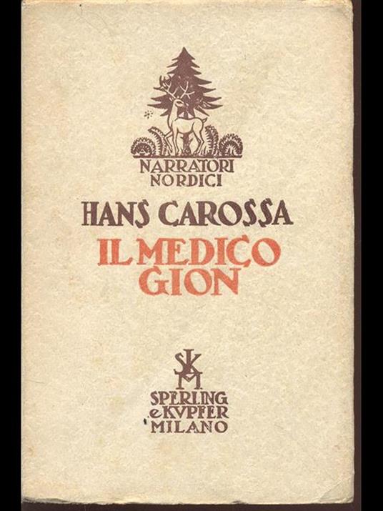 Il medico Gion - Hans Carossa - copertina