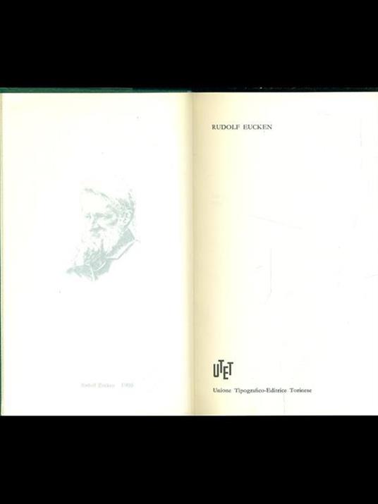 Premio Nobel 1908. Rudolf Eucken - Rudolf Eucken - copertina