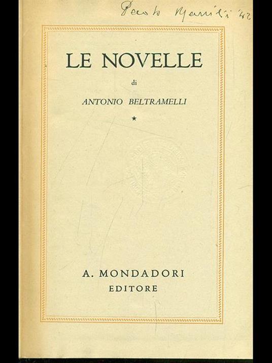 Le novelle - Antonio Beltramelli - 9