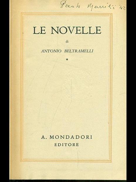 Le novelle - Antonio Beltramelli - 6