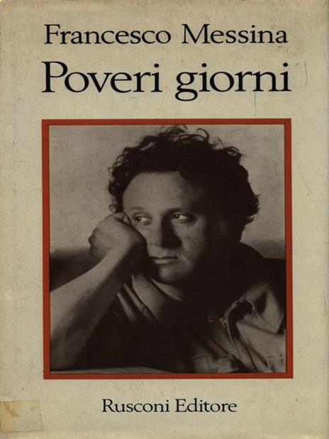 Poveri giorni - Francesco Messina - copertina