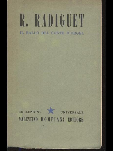 Il ballo del conte d'Orgel - Raymond Radiguet - copertina