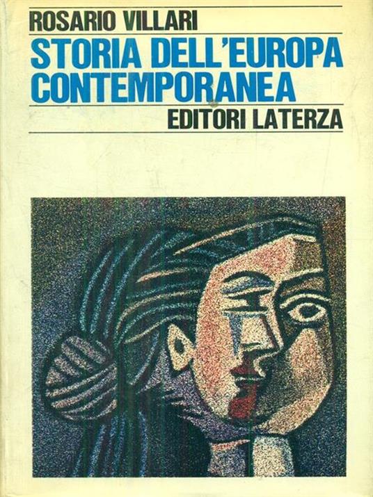 Storia dell'Europa contemporanea - Rosario Villari - copertina