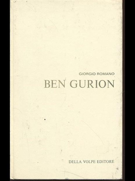 Ben Gurion - Giorgio Romano - 6