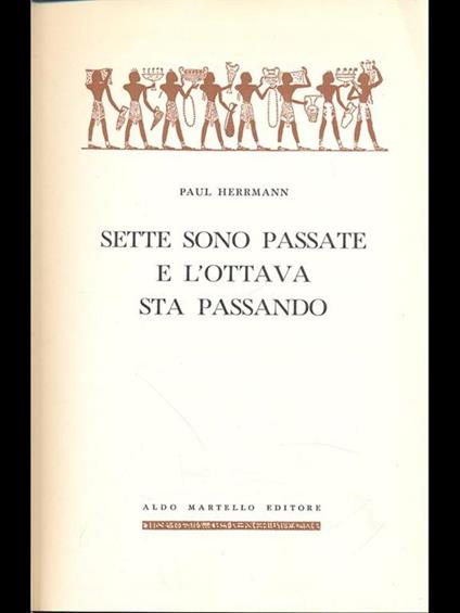 Sette sono passate e l'ottava sta passando - Paul Herrmann - copertina