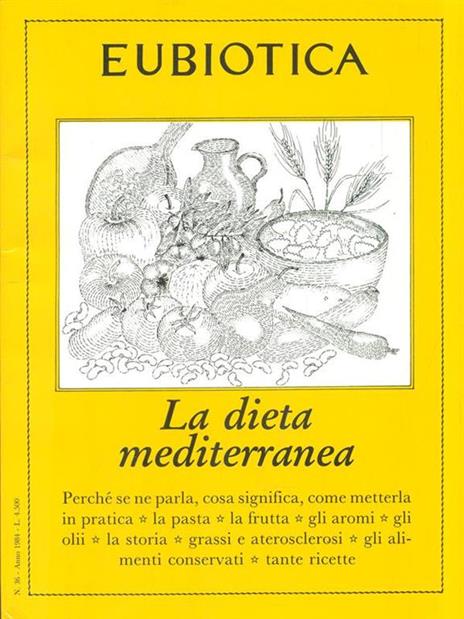 Eubiotica. La dieta mediterranea n. 36 anno 1984 - copertina