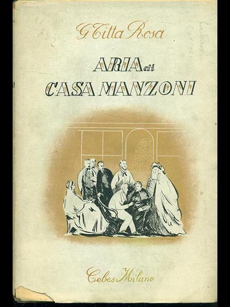 Aria di Casa Manzoni - Giovanni Titta Rosa - Libro Usato - Cebes Milano - |  IBS