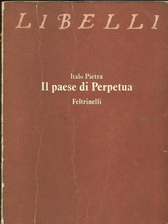 Il paese di Perpetua - Italo Pietra - copertina