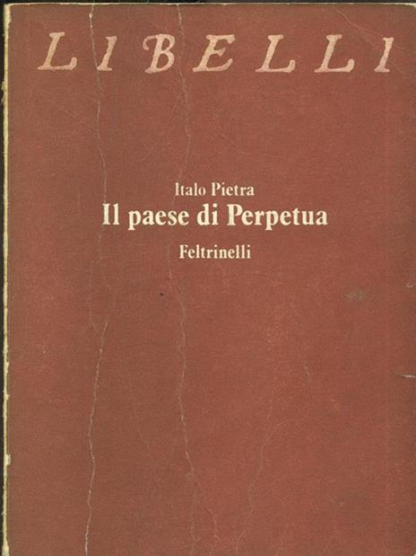 Il paese di Perpetua - Italo Pietra - copertina