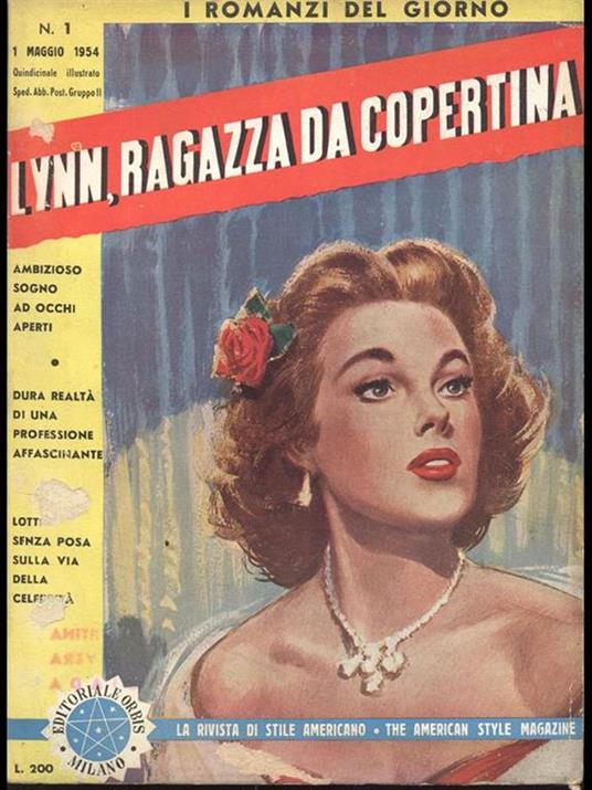 I romanzi del giorno n. 1. 1 maggio 1954 Lynn, ragazza da copertina - copertina