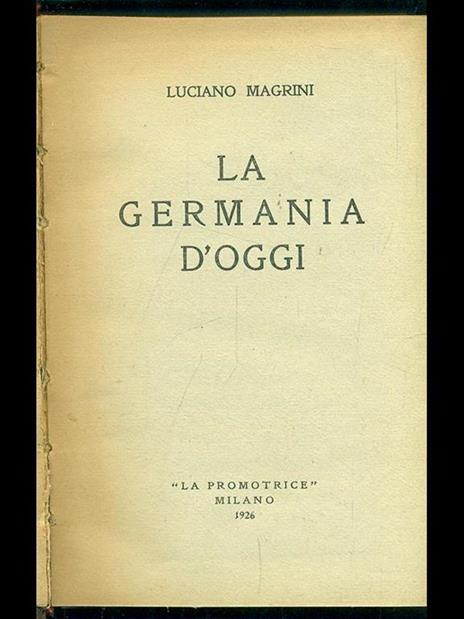 La Germania d'oggi - Luciano Magrini - 7