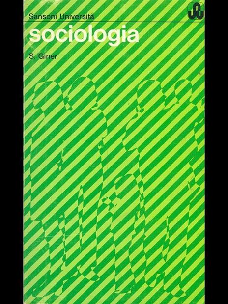 Sociologia - Salvador Giner - copertina