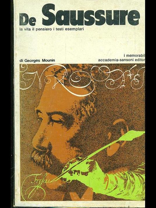 De Saussure - Georges Mounin - copertina