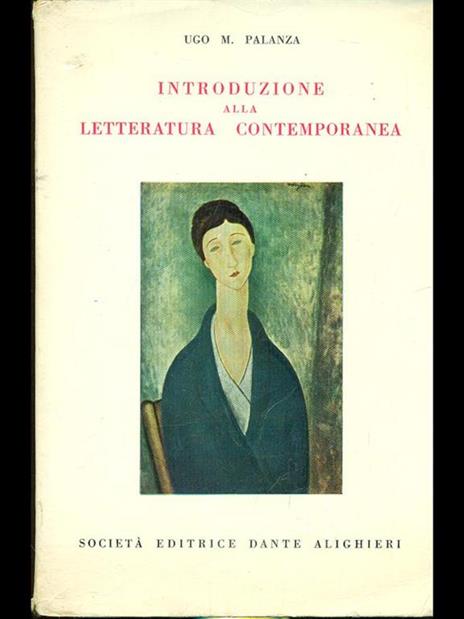 Introduzione alla letteratura contemporanea - Ugo M. Palanza - copertina