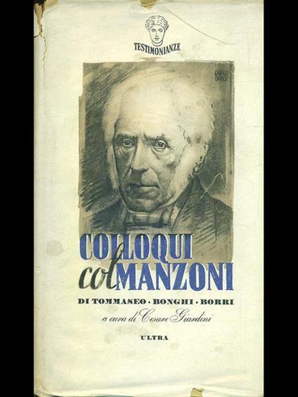 Colloqui col Manzoni - copertina