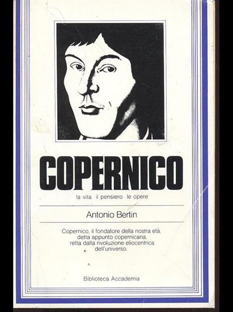 Copernico - Antonio Bertin - copertina
