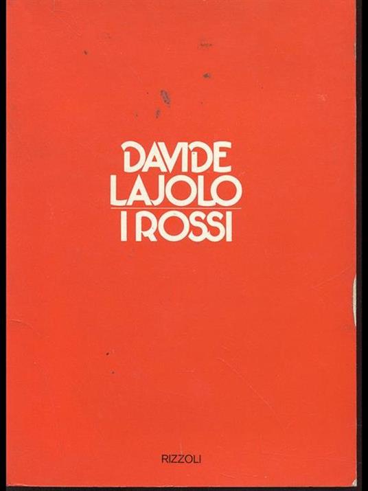 I rossi - Davide Lajolo - 8