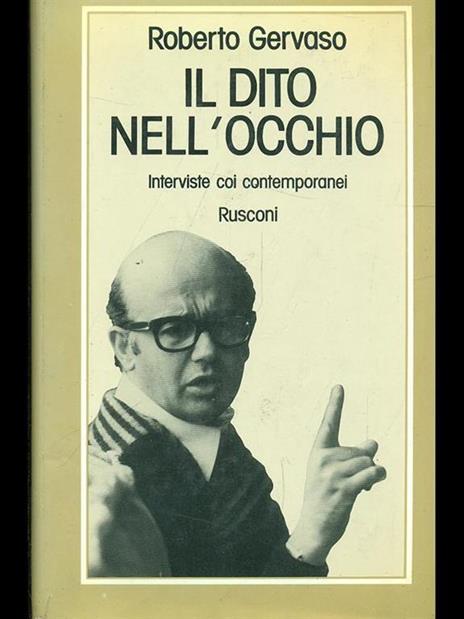 Il dito nell'occhio - Roberto Gervaso - copertina