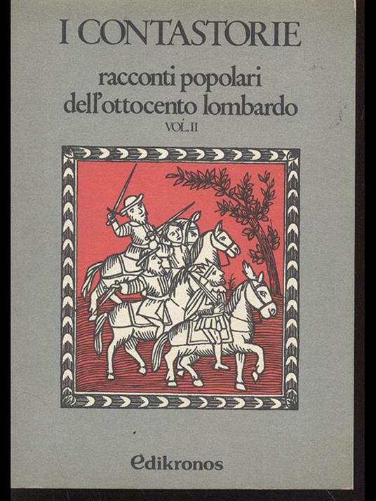 Racconti popolari dell'Ottocento lombardo - copertina