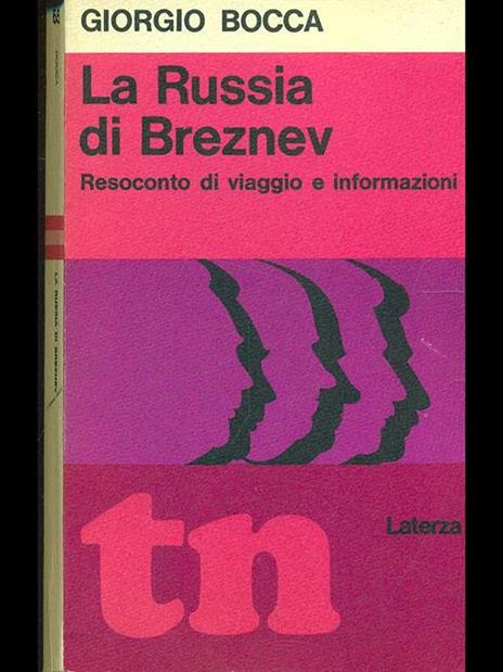 La Russia di Breznev - Giorgio Bocca - copertina