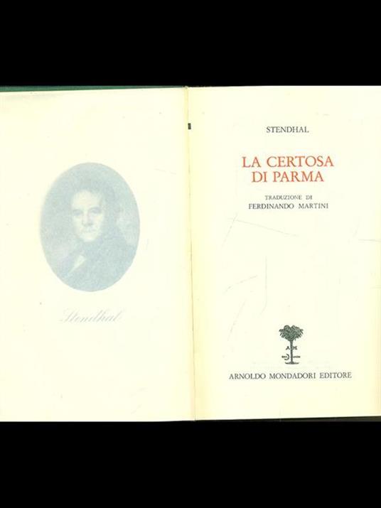 La Certosa di Parma - Stendhal - copertina