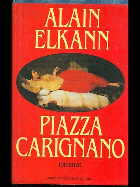 Piazza Carignano - Alain Elkann - copertina