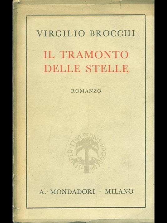 Il tramonto delle stelle - Virgilio Brocchi - copertina