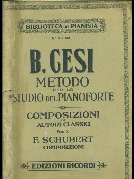 Metodo per lo studio del pianoforte - Beniamino Cesi - 4